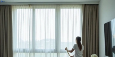 Delicate sheer drape cleaning st-leonards-vic Matty Curtain Cleaning